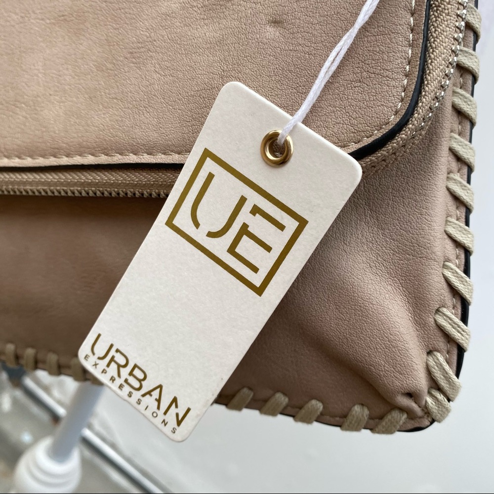 NWT urban expressions solid tan crossbody - Picture 7 of 10